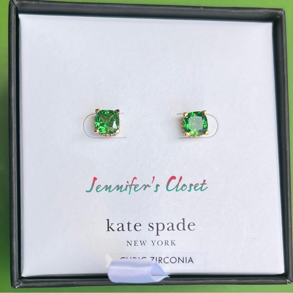 KATE SPADE Pave & Crystal Stud Earrings NWT - Picture 6 of 7